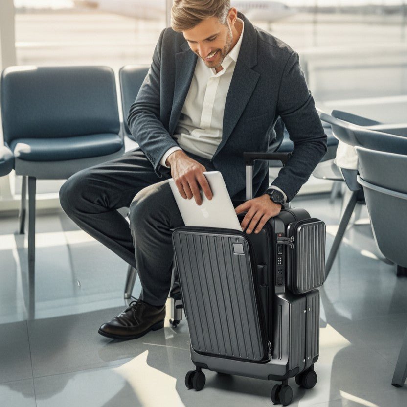 Valise Cabine Atlas Front Business Connect 20" - MoovNext Image