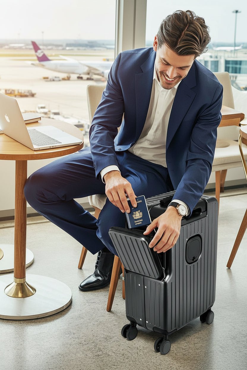 Valise Cabine Atlas Front Business Connect 20" - MoovNext Image