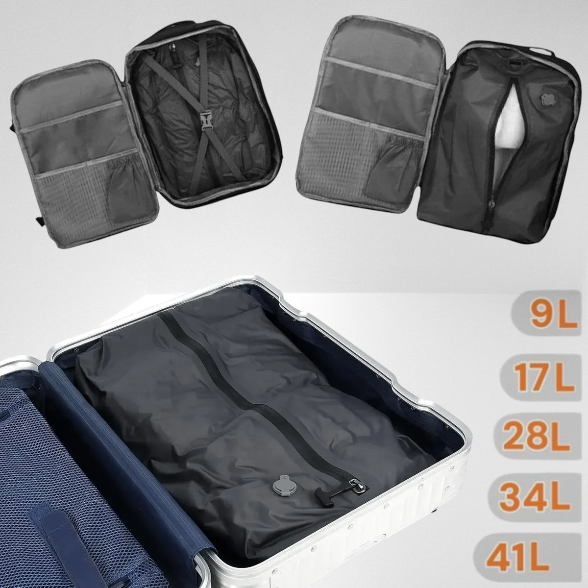 Sacs de Compression Gain d’Espace – Horizon Travel